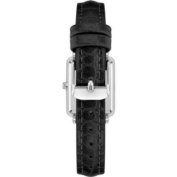 Anne Klein Women\'s Glitter Accented Croco-Grain Strap Watch